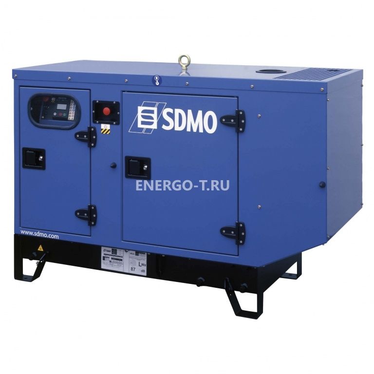 Дизельный генератор SDMO T15HK в кожухе